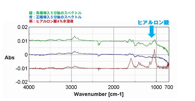 ヒアルロン酸のATR赤外吸収スペクトル